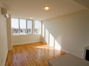 Open layout living room