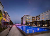 Thumbnail 2 of 15 - Dusk Pool at AVE Florham Park, Florham Park, New Jersey