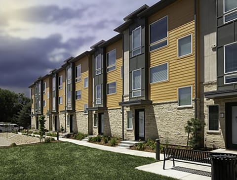 outside view of Townhome