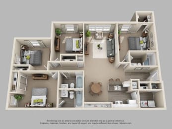  Floor Plan D1