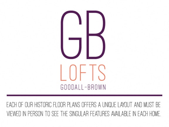 GAB-FloorPlans-Example at Goodall-Brown Lofts, Alabama, 35203