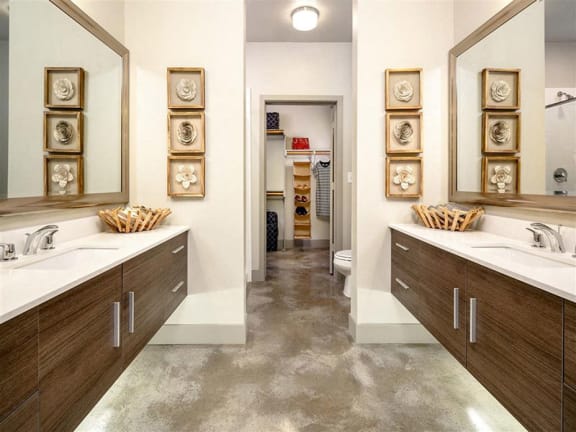 Spacious Walk-in Closet at Dallas Apartment for Rent