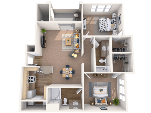 2 bed 2 bath G at Montage at Pecos Ranch Apartments, Arizona