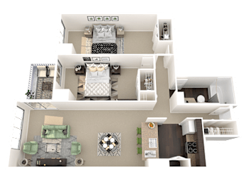 uptown denver 2 bedroom apartment for rent b2