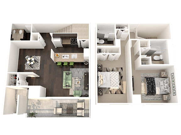 uptown denver 2 bedroom apartment townhouse for rent