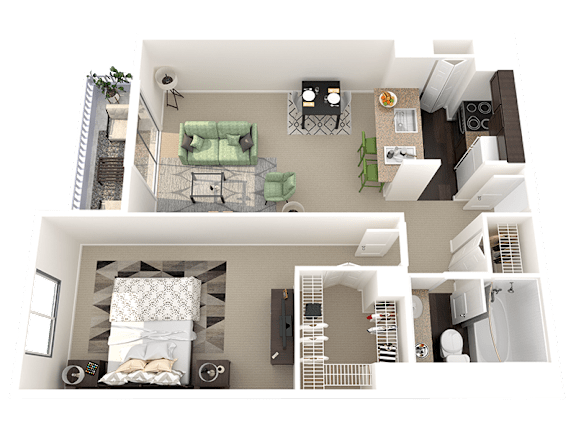 uptown denver 1 bedroom apartment for rent a2