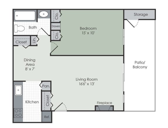 a floor plan of a home