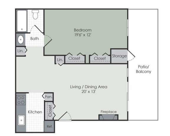a floor plan of a home