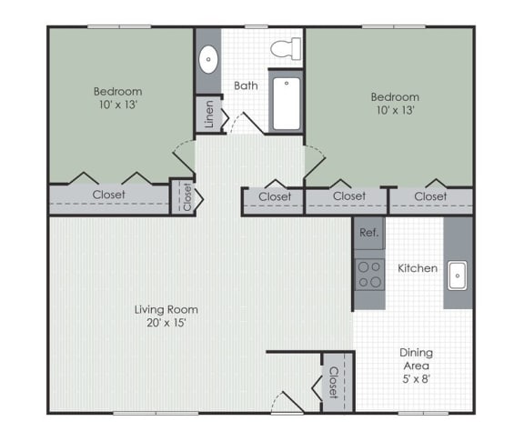 a floor plan of a home