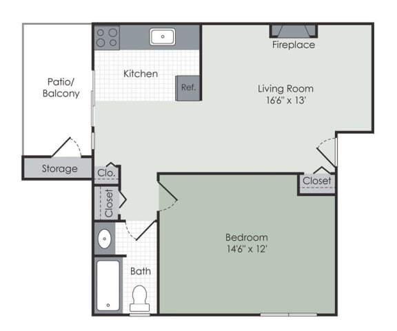 a floor plan of a home
