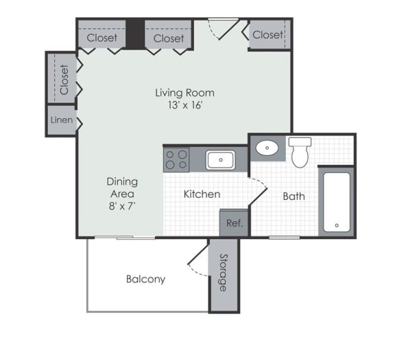 a floor plan of a home