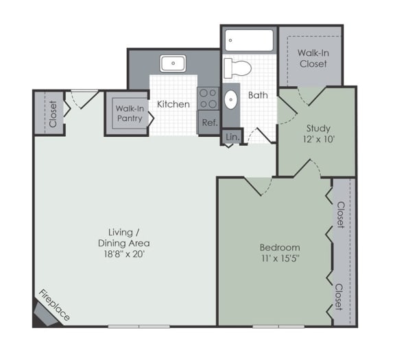 a floor plan of a home