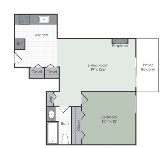 a floor plan of a home
