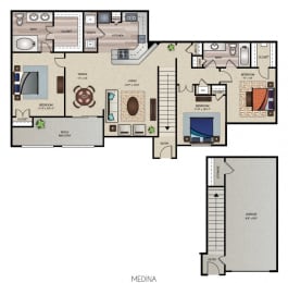 Three Bedroom Two Bath  at Wind Dance, Carrollton