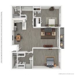 Two Bedroom, Two Bathroom at Rancho Los Feliz, Los Angeles, 90039