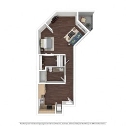 Marina View Studio at Esprit Apartments, Marina del Rey, California
