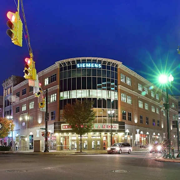 Siemens Building Exterior at Iroquois Village, Niskayuna