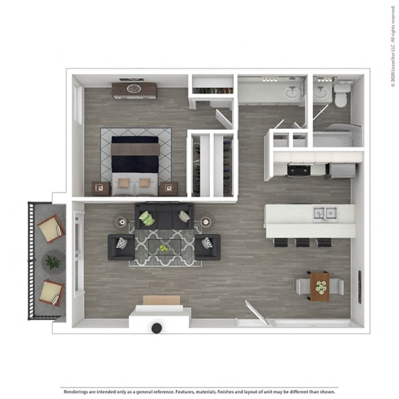 One bedroom, one bathroom One bedroom, one bathroom at Mediterranean Village Costa Mesa, Costa Mesa