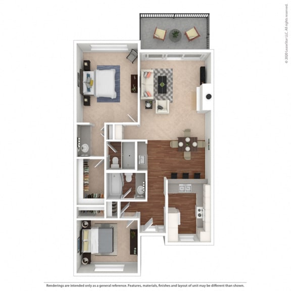 The Mainsail – Two Bedroom  at Mariners Village, Marina del Rey, California