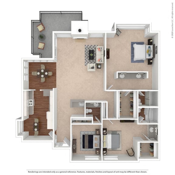 The Anchor – Three Bedroom  at Mariners Village, California, 90292