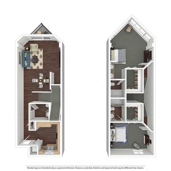 Waterfront Two Bedroom at Esprit Apartments, Marina del Rey, California
