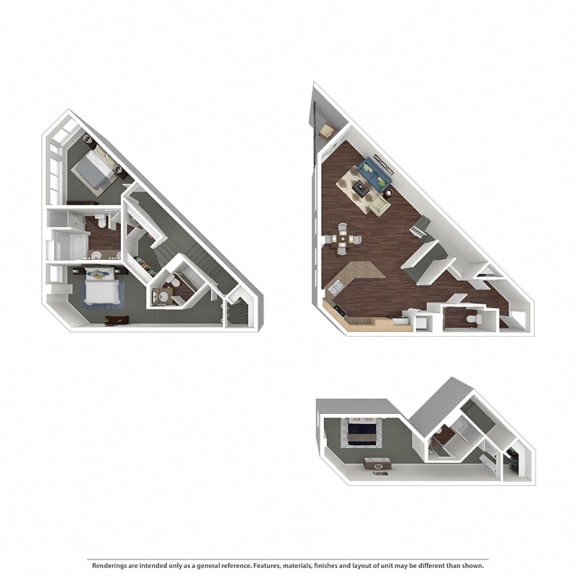 Panorama Three Bedroom at Esprit Apartments, Marina del Rey, California