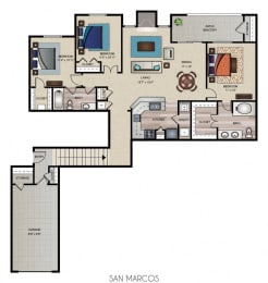 Three Bedroom Two Bath at Wind Dance, Texas