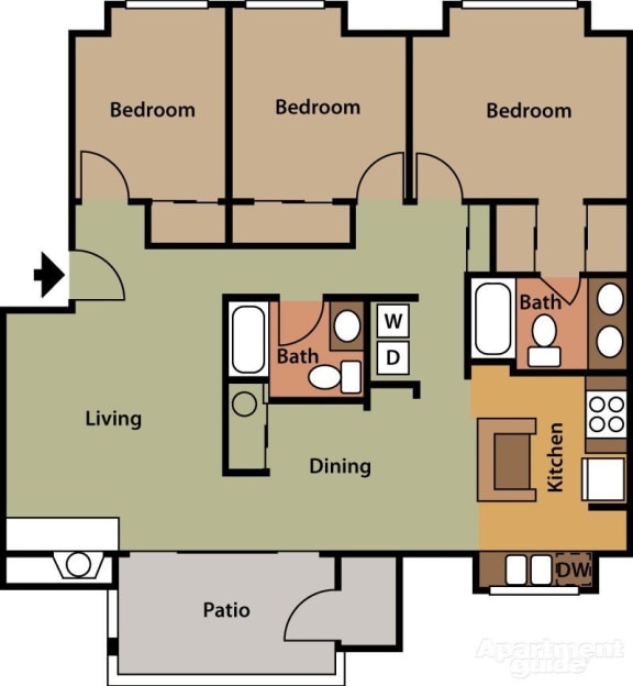 Floor Plan 3A