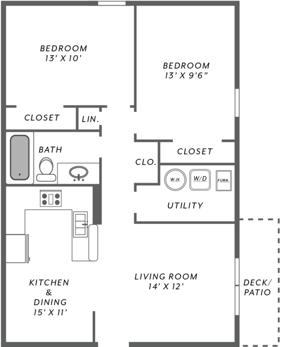 Floor Plans Forest Woods Apartments Valley Park, MO