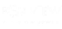 A logo for a retirement community named Foxview.