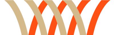 a pattern with orange and brown stripes on a black background
