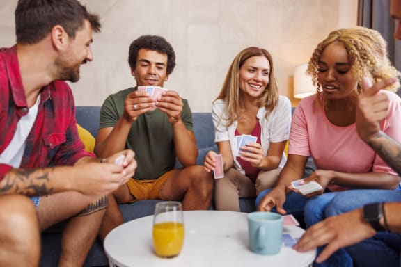 Bismarck, ND Highland Meadows |friends playing a card game