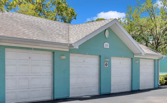 Detached garages for rent at Bermuda Estates Apartments in Ormond Beach, FL
