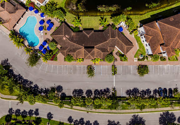 Parking lot view at Portofino Cove, Florida