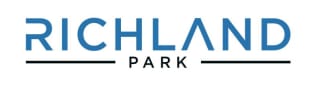 a logo for richland park
