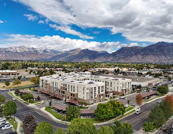 Alvera at the Meadows Apartments in American Fork, Utah Model Living Room