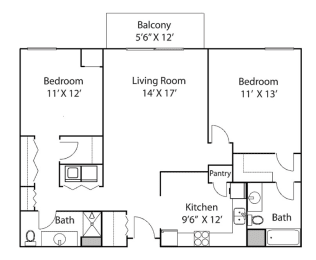 Floor Plan  Osceola Place Apartments in Saint Paul, MN_St-Clair