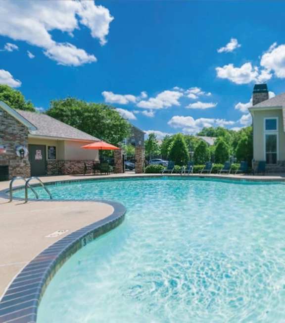 Resort Style Swimming Pool at Trailside at Greenline, Cordova, TN, Tennessee