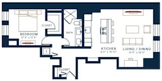 Belden Stratford | 1 Bedroom 1 Bath | 1104 Sq Ft  at The Belden Stratford, Chicago, IL