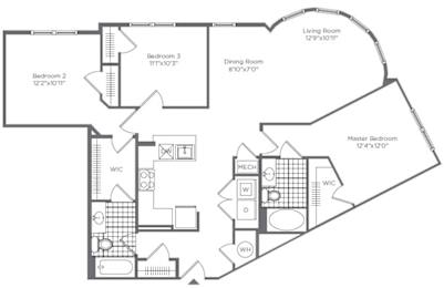 3BR 2BA