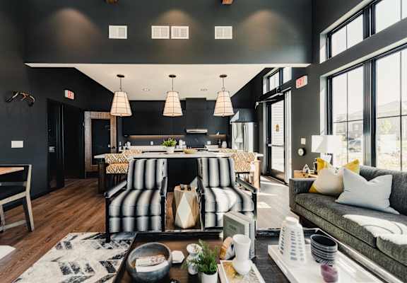 Clubhouse at Velo Village in Franklin, Wisconsin