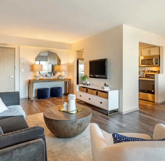 Open Living Space at The Lakes in Bellevue, WA 98007