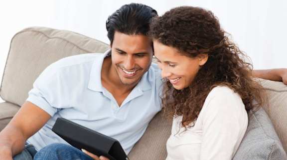couple at GrandView Apartments, Falls Church, 22041
