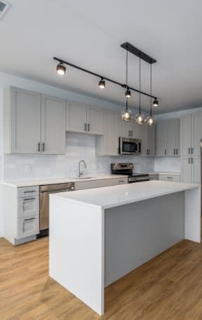 a kitchen and dining area at 2200 LaSalle, St Louis, MO, 63104