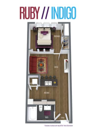 Ruby Indigo Floor Plan at Scott's View, Richmond, VA 23230