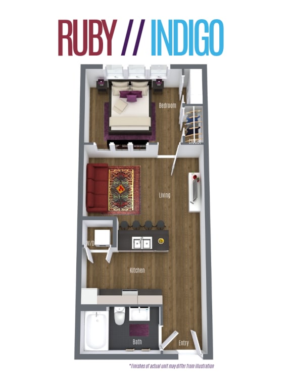 Ruby Indigo Floor Plan at Scott's View, Richmond, VA 23230