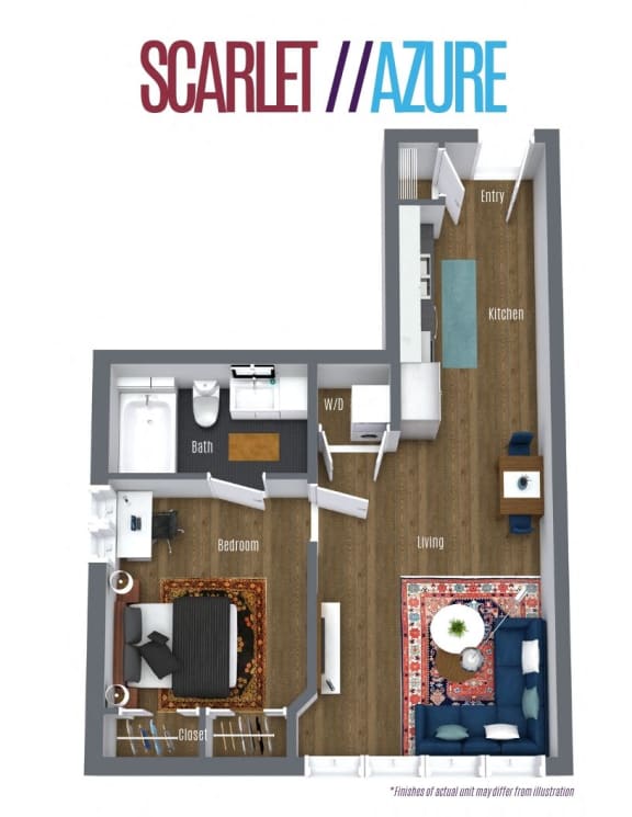 Scarlet azure Floor Plan at Scott&#x27;s View, Virginia