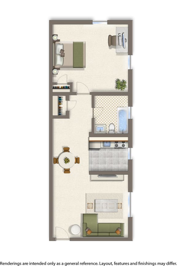 jetu apartments 1 bedroom 2d floor plan