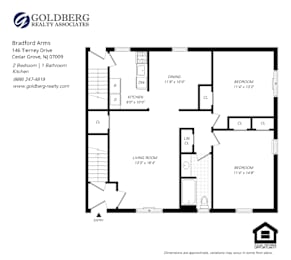  Floor Plan Two Bedroom