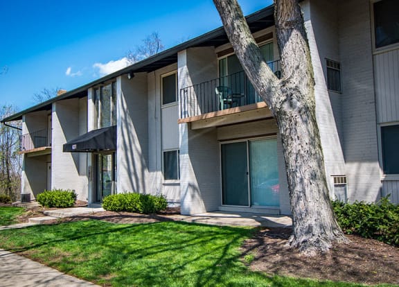 Crane Village Apartments Building Patios